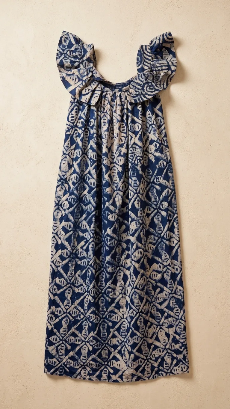 Indigo Breeze Dress