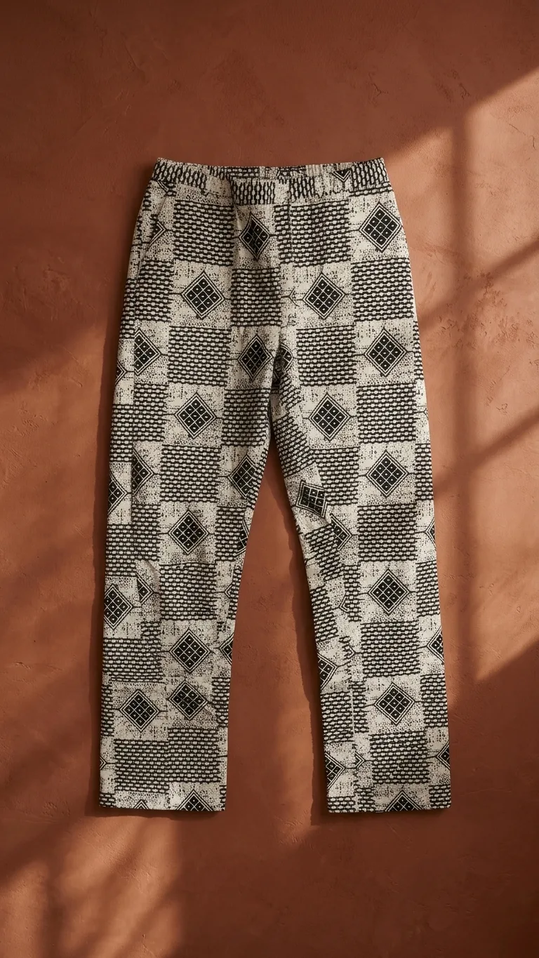 Mudcloth Diamond Pants