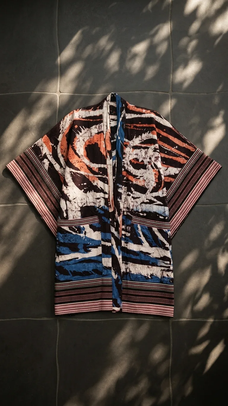 Painted Storm Kimono